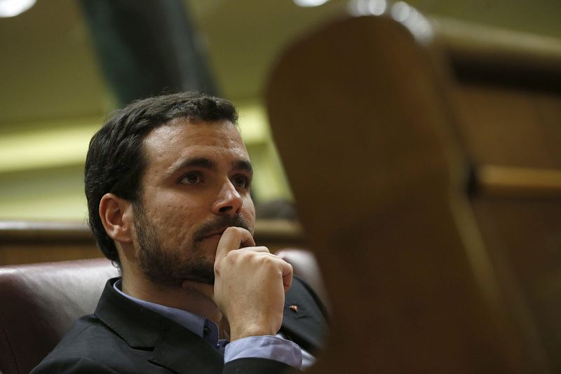 El candidato de IU a la Presidencia del Gobierno, Alberto Garzón.