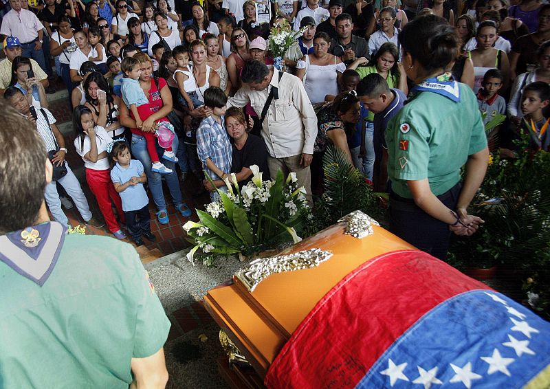 En la localidad de San Cristobal, en el estado de Táchira, se celebró el funeral de Kluiver Roa