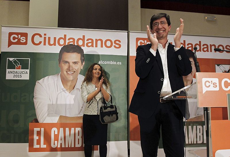 El candidato de Ciudadanos a la Junta de Andalucía, Juan Marín