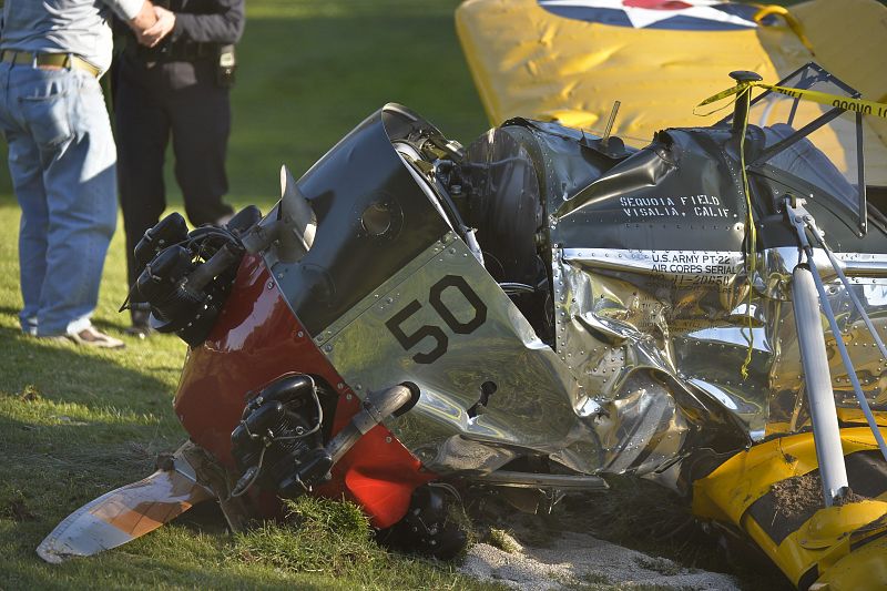 HARRISON FORD SE ACCIDENTA EN AVIONETA EN VENICE, CALIFORNIA