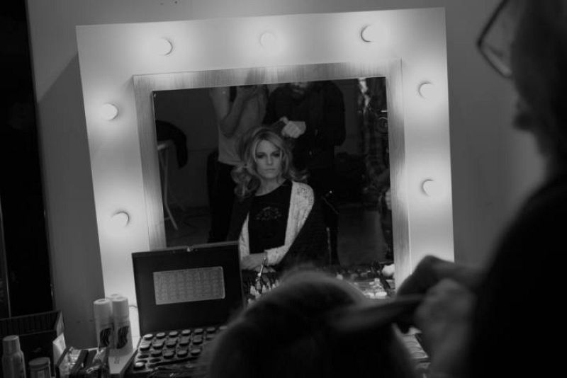  Imagen del rodaje del videoclip de 'Amanecer', la canción de Edurne para Eurovisión 2015.