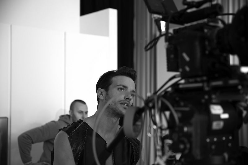 Así se rodó el videoclip de 'Amanecer'