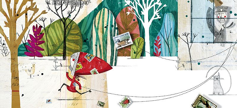 Caperucita Roja en 'La ladrona de sellos', de Julio A. Blasco