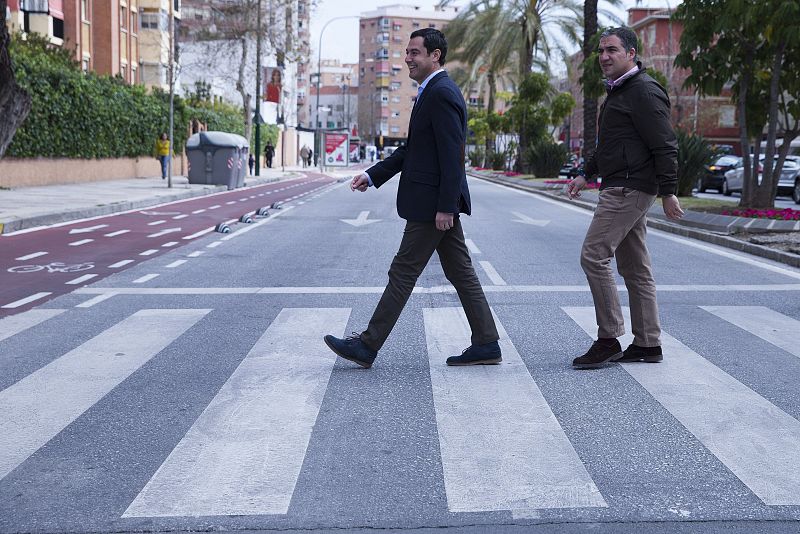 JUANMA MORENO VUELVE AL COLE DONDE ESTUDIÓ EN MÁLAGA