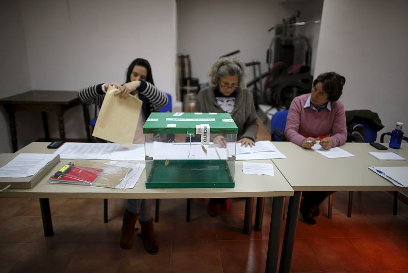 Las más de 9.873 mesas electorales se han constituido con normalidad