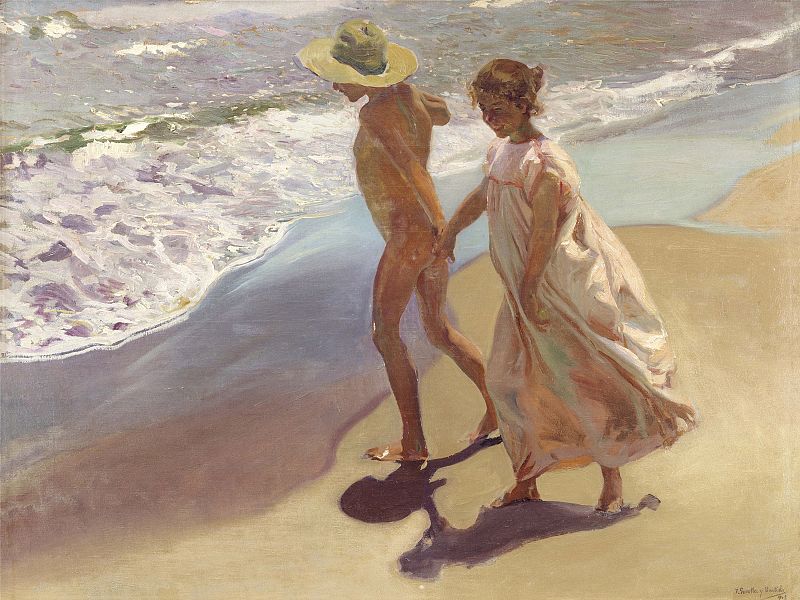 Joaquín Sorolla, "Al agua" (1908)