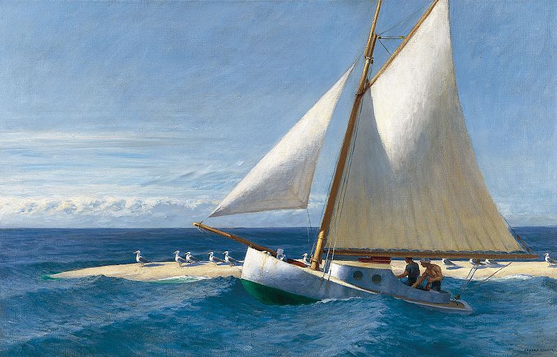 Edward Hopper, "El Martha Mackeena de Wellfleet" (1944)