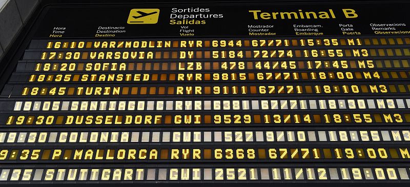 El avión siniestrado había salido de la terminal 2B del aeropuerto del Prat, en Barcelona.