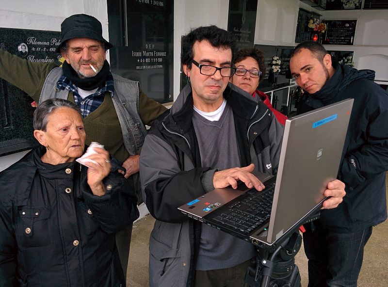En el cementerio de Malpartida de Plasencia