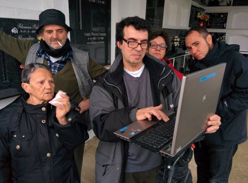 En el cementerio de Malpartida de Plasencia