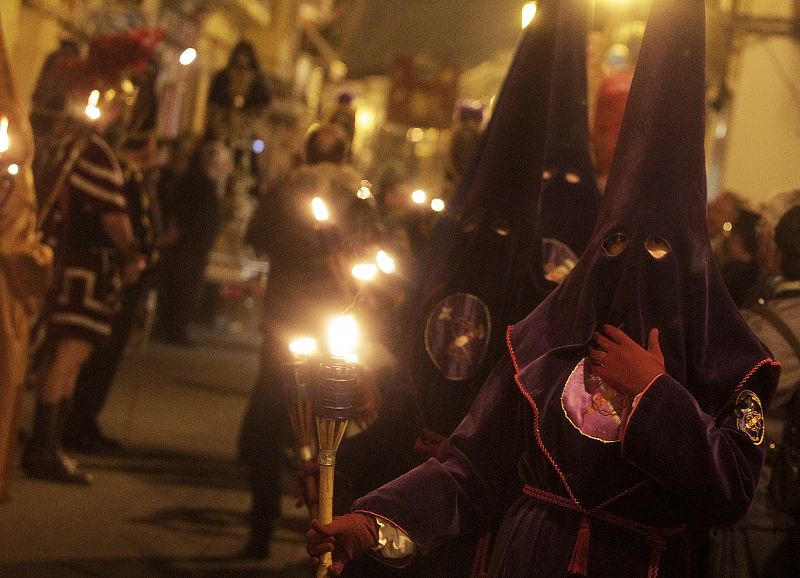 Procesión de las antorchas en Valencia