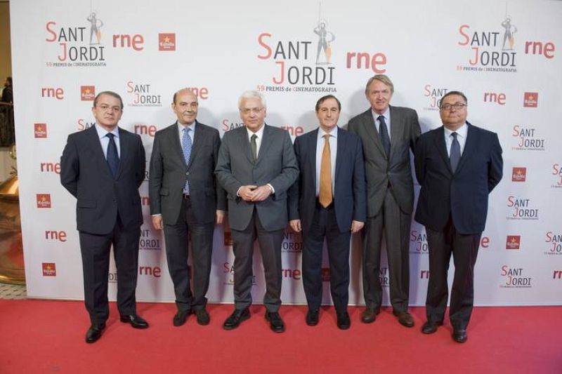  Jose Ramon Diez, Alfonso Nassarre, Ferran Mascarell, Eladio Jareño, Oscar Pierre i Ramon Agenjo  