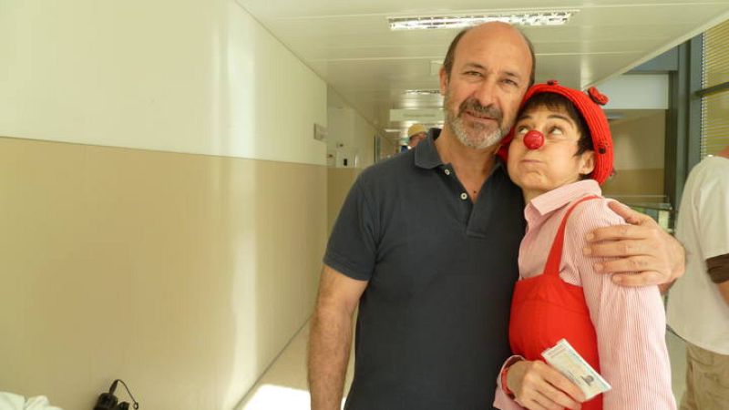 El realizador con Pipa