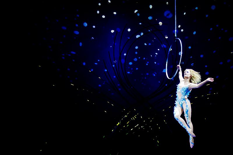 La 'Diosa de la Luna', personaje del espectáculo Amaluna del Circo del Sol