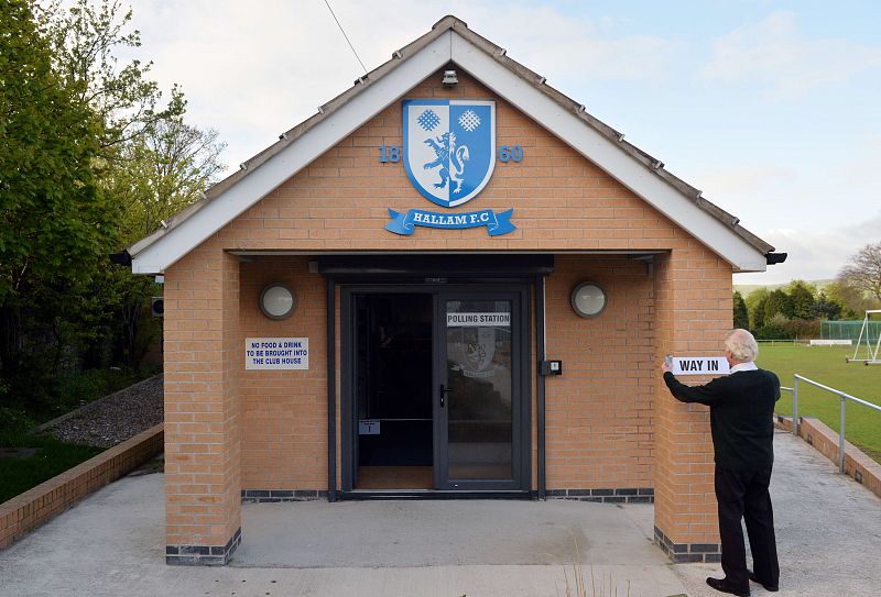 Las urnas se han instalado también en el Sandygate (Sheffield), el estadio del FC Hallam y el campo de fútbol más antiguo del mundo