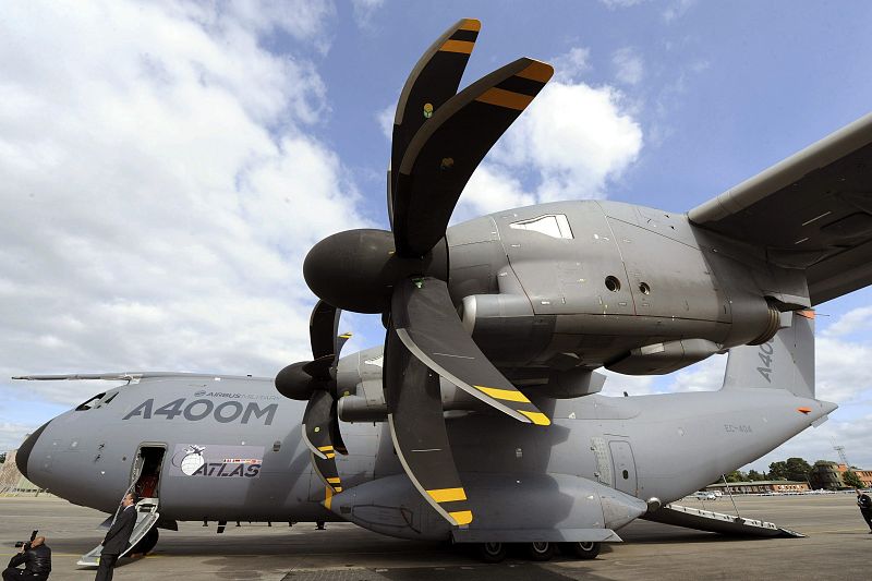 Fotografía de archivo de un A400M, similar al avión que se ha estrellado