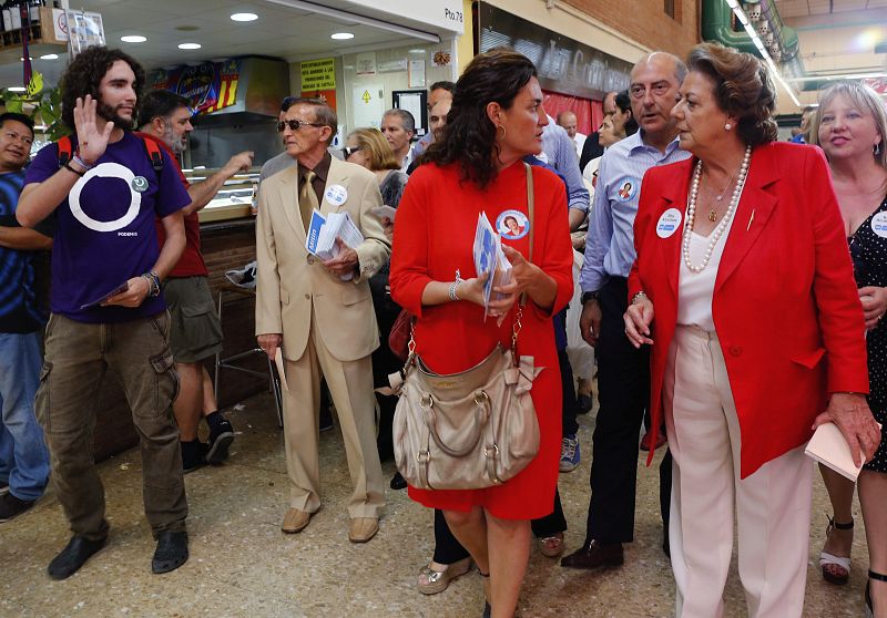 RITA BARBERÁ VISITA MERCADO