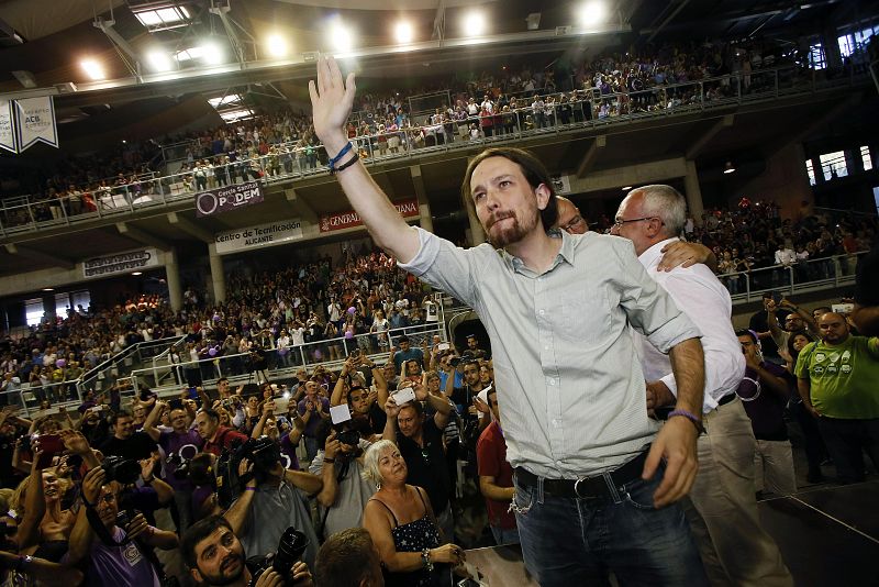 MITIN DE PABLO IGLESIAS EN ALICANTE