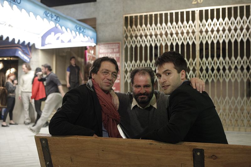 Miguel Ángel Bernardeau, Óscar Aibar y Ricardo Gómez