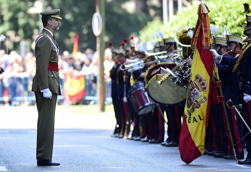 La plaza de la Lealtad de Madrid ha sido el escenario del acto de homenaje a los que dieron su vida por España.