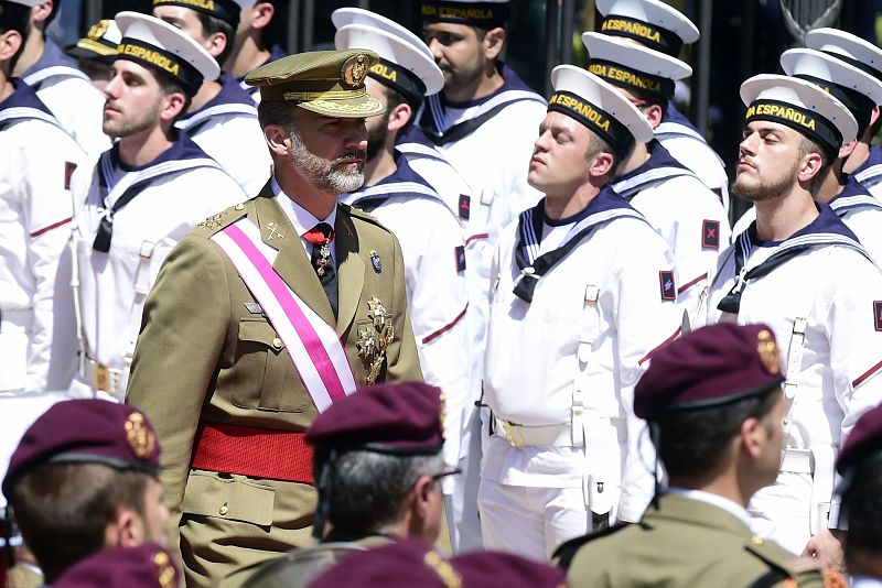 El desfile ha sido protagonizado por cerca de 600 militares.