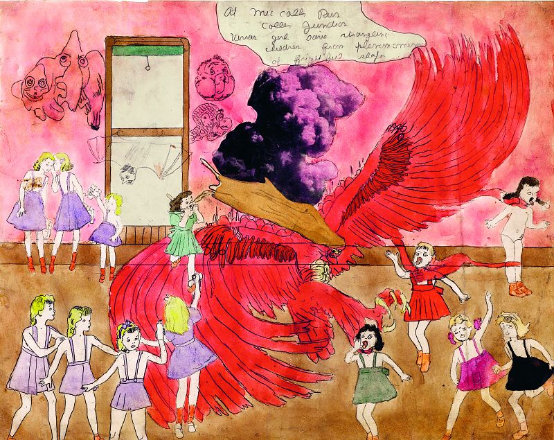 At McCalls Run Coller Junction Vivian girl saves strangling children from phenomenon of frightful shape