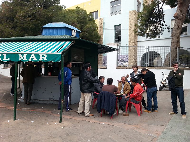 Rodaje en La Chanca, Almería