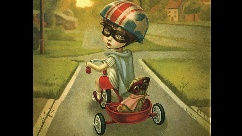 Fosfo ya soñaba con ser un superhéroe de pequeño