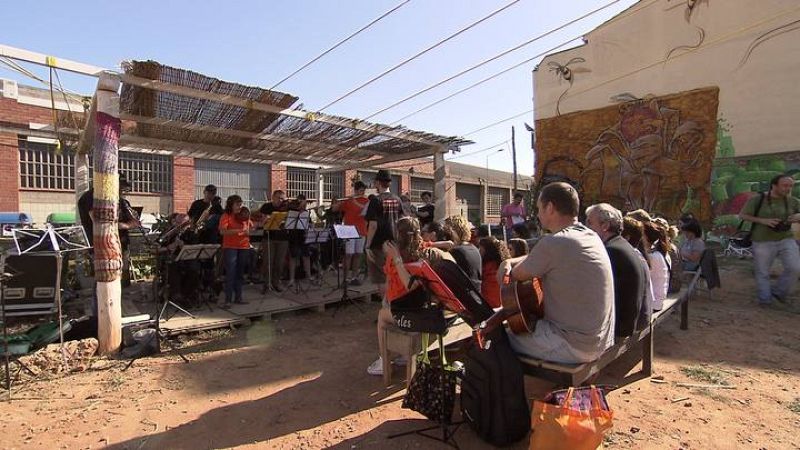  En el huerto se programan conciertos y actividades culturales abiertas a todo el mundo