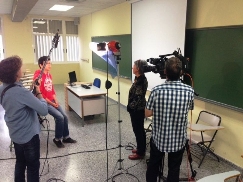 Grabación de entrevistas estudiantes Universidad de Málaga
