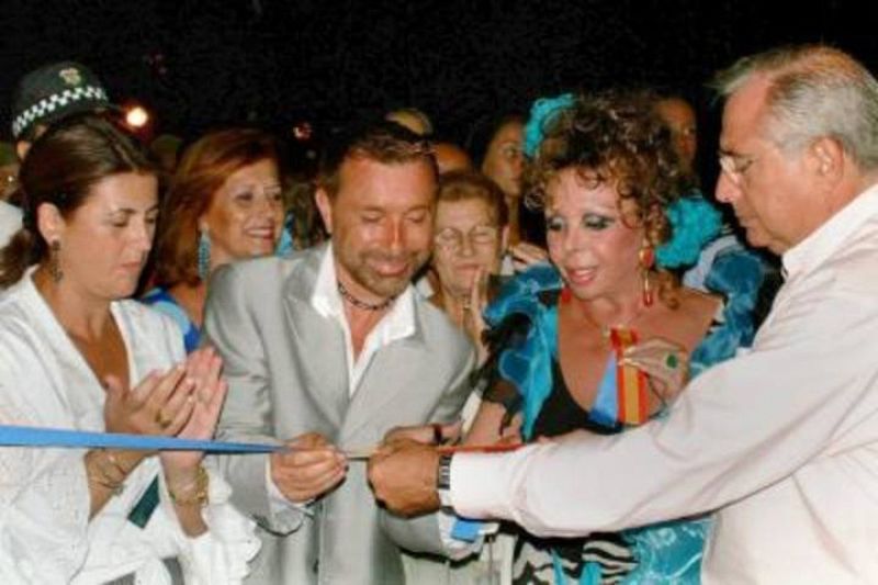 La actriz en la Feria de Melilla (2003)