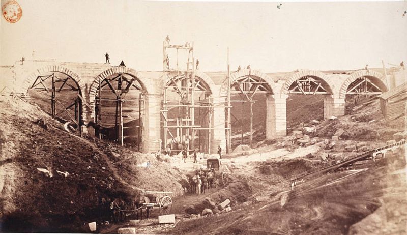 Construcción del Canal de Isabel II, España /BNE
