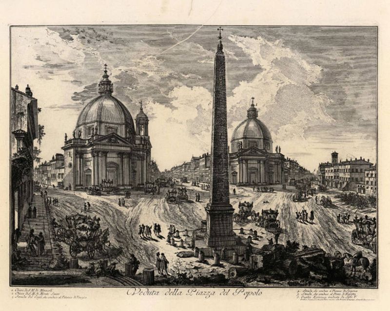 Piazza del Popolo, Roma /BNE