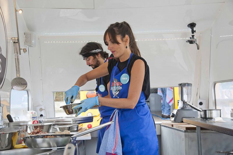 La primera prueba de 'Cocineros al Volante'