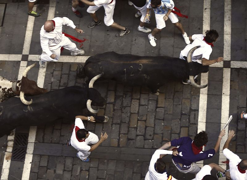 El tercer encierro de los sanfermines 2015 ha sido rápido