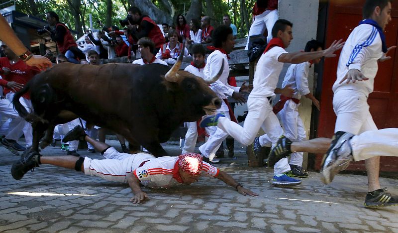 El cuarto encierro de San Fermín 2015 ha dejado bonitas carreras