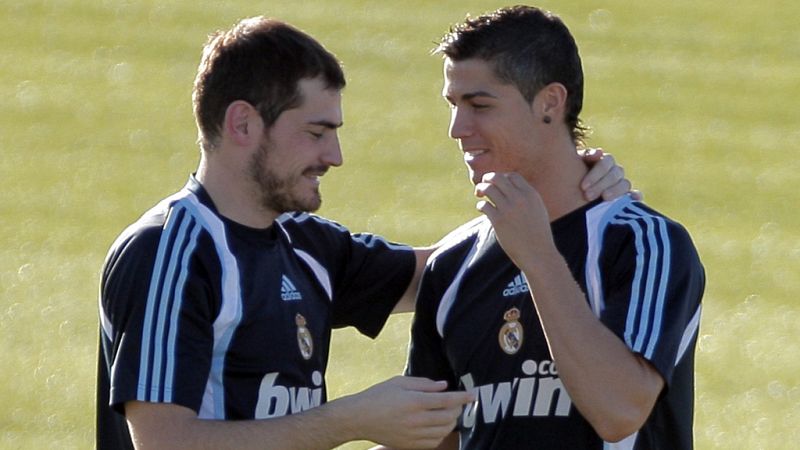 Casillas con Cristiano