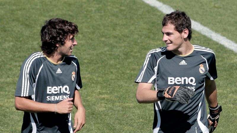 Casillas con Raúl