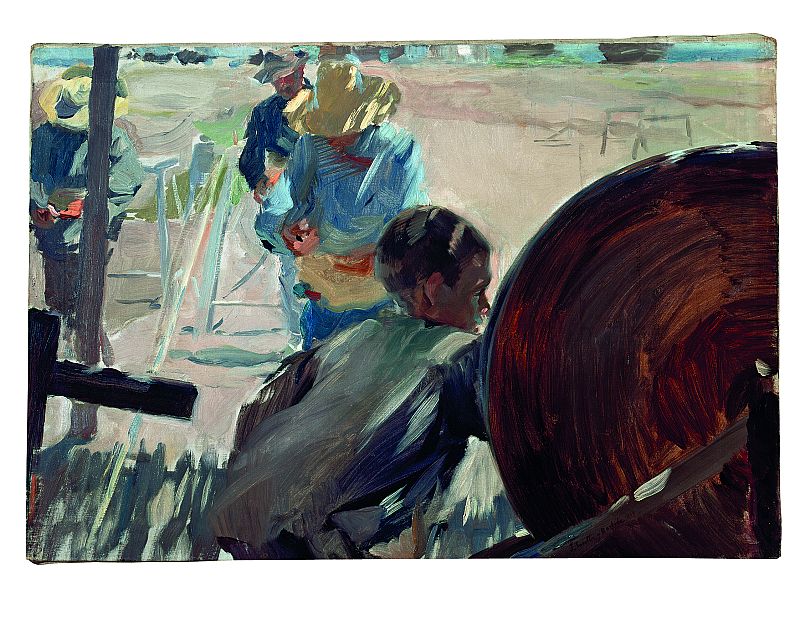 Joaquín Sorolla, "Cordeleros, Jávea", (1897) /Museo Sorolla