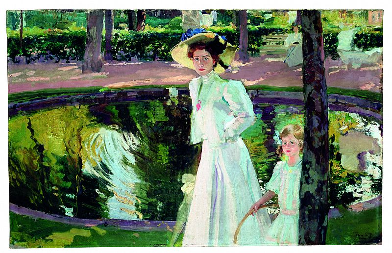 Joaquín Sorolla, "María en los jardines de La Granja", (1907) /Museo Sorolla