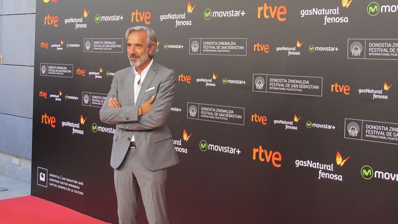 El actor Imanol Arias en la presentación del Festival de San Sebastián
