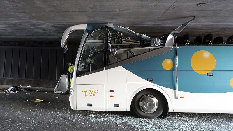 El autobús estaba operado por una empresa española