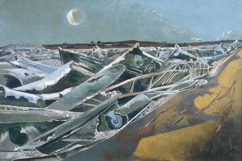 Imagen de la obra 'Totes Meer (Dead Sea)' (1940-41) de Paul Nash