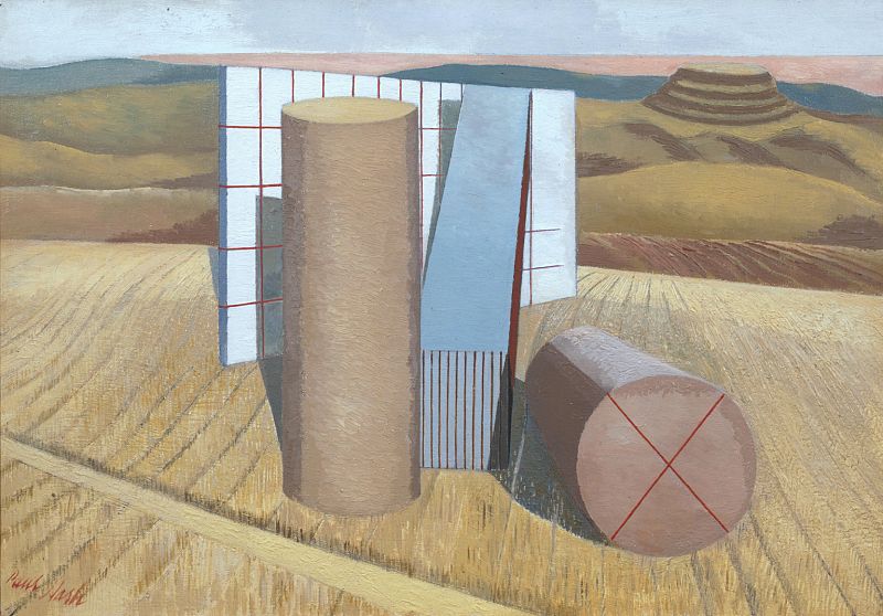 Imagen de la obra 'Equivalents for the Megaliths' (1935) de Paul Nash