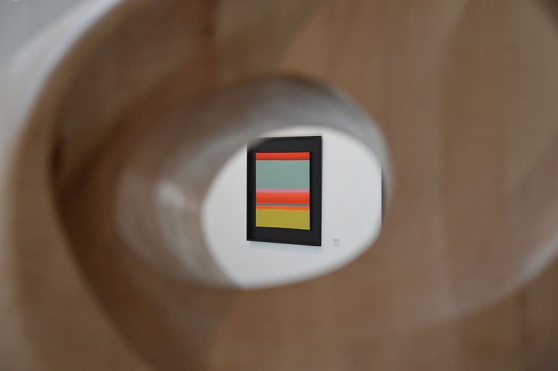 Imagen de la obra 'Camino al infinito II' (2013).