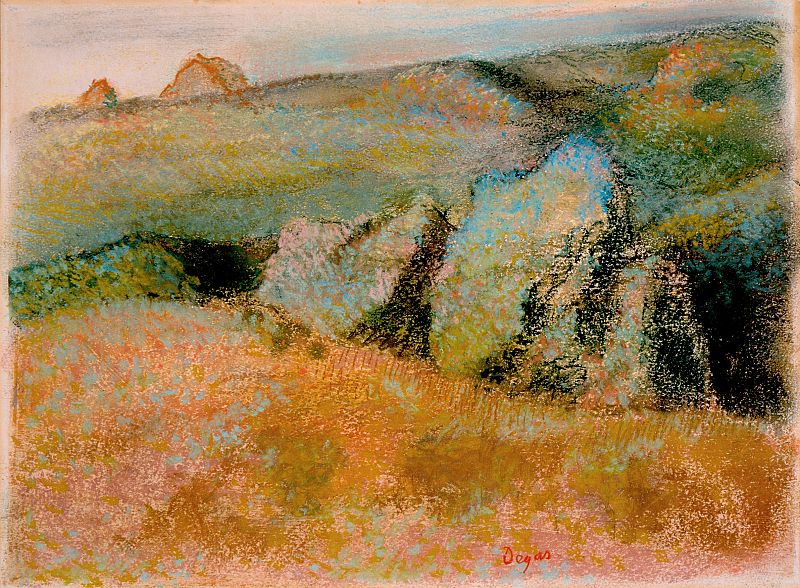 'Landscape with rocks' (1892).