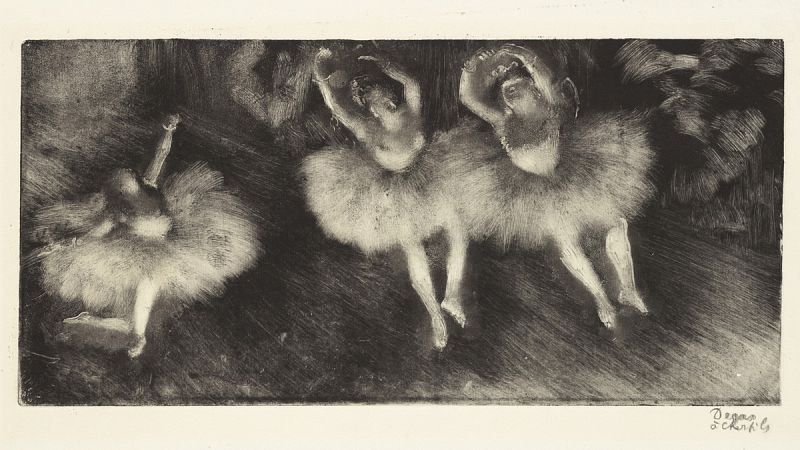 'Three ballet dancers' (1878-1880).