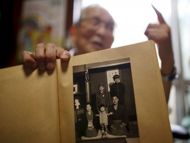 Atsushi Hoshino, 87 años, superviviente de Hiroshima