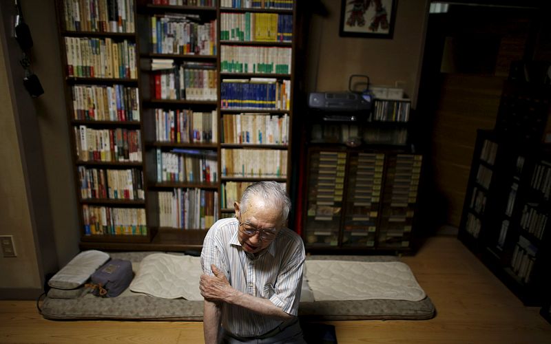 Akira Yamada, 89 años, superviviente en Hiroshima