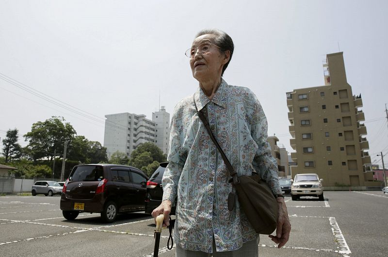 Tomiko Matsumoto, 83 años, superviviente de Hiroshima